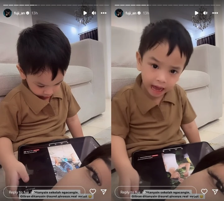 Ditanya Fuji An, Reaksi Gala Sky Beda Banget Disinggung Soal Sekolah dan Cewek Cantik