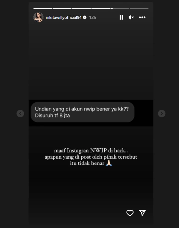 Nikita Willy Bagikan Kabar Mengejutkan Hingga Beri Peringatan