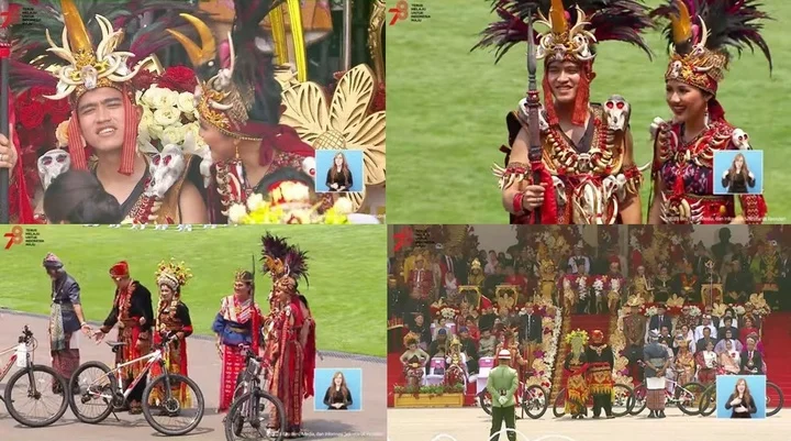 Kaesang Pangarep Menang Best Costume Terima Sepeda Jokowi