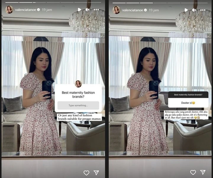 Cari Baju Hamil, Valencia Tanoe Istri Kevin Sanjaya Ternyata Paling Gak Suka Pakai Daster