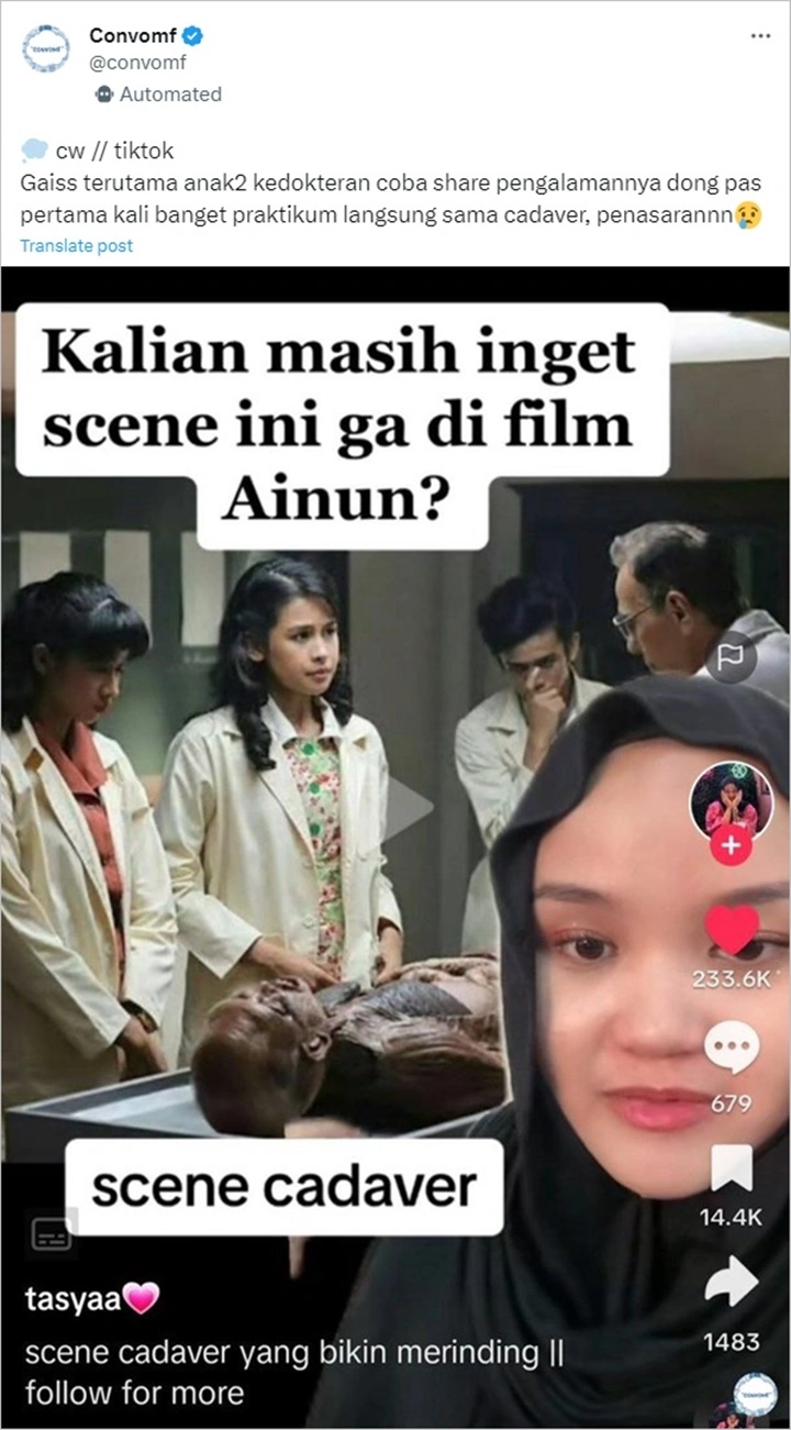 Maudy Ayunda Mendadak Viral di Twitter Gegara Foto Bareng \'Mayat\' Tersebar