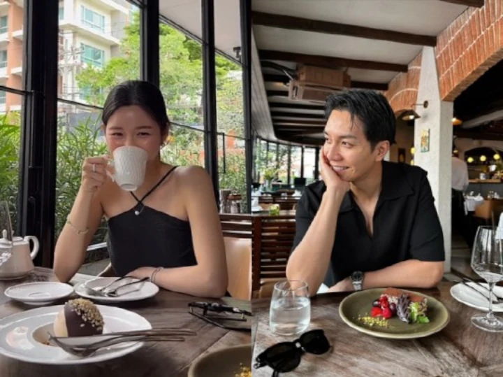 Manten Baru, Lee Seung Gi dan Lee Da In Kencan Manis di Kafe