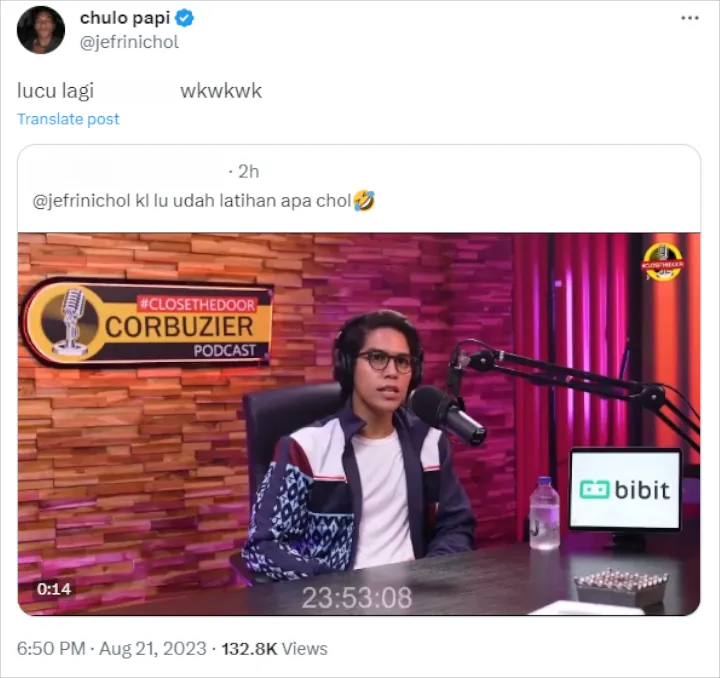 El Rumi Ngaku Sudah Latihan Tinju Lawan Orang Pendek, Jefri Nichol Beri Reaksi Tak Terduga El Rumi Ngaku Sudah Latihan Tinju Lawan Orang Pendek, Jefri Nichol Beri Reaksi Tak Terduga