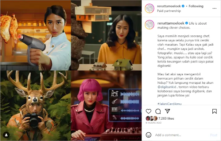 Gambaran Chef Renatta Moeloek Alih Profesi Bikin Gemas, Video Versi AI Curi Atensi