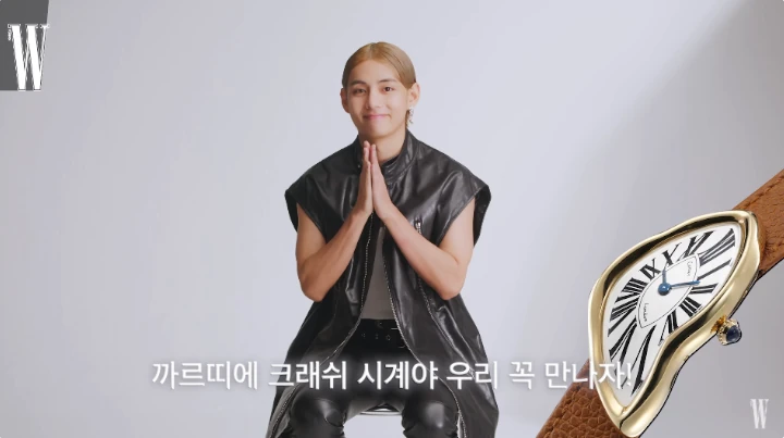 Flexing, V BTS Ikut Lelang Jam Tangan Legendaris Cartier Yang Capai Puluhan Miliar