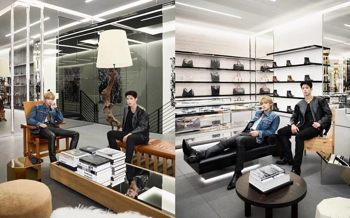 V BTS & Park Bo Gum Pose Karismatik Untuk CELINE di Jepang, Ada Yang Kurang?