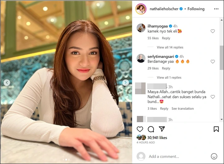 Nathalie Holscher Pamer Selfie Cantik, Komentar Kembaran Yogi Ilham Disorot Nathalie Holscher Pamer Selfie Cantik, Komentar Kembaran Yogi Ilham Disorot Nathalie Holscher Pamer Selfie Cantik, Komentar Kembaran Yogi Ilham Disorot