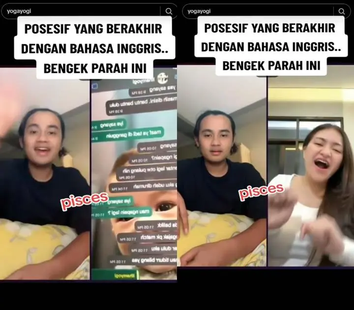 Yogi Ilham Gelagapan usai Chatnya Di-Spill Nathalie Holscher