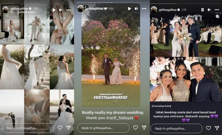 Pernikahan Gritte Agatha