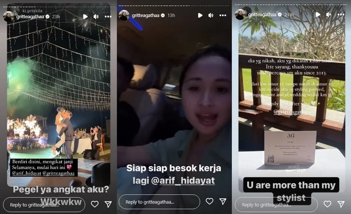 Pernikahan Gritte Agatha