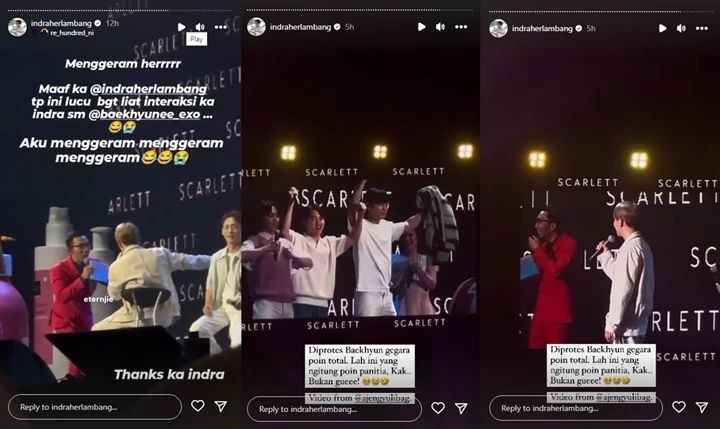 Diprotes Baekhyun EXO, Kocaknya Indra Herlambang Cuma Bisa Pasrah