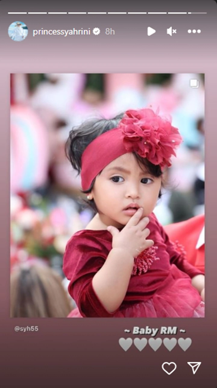 Pamer Keponakan Cantik, Syahrini: Baby RM
