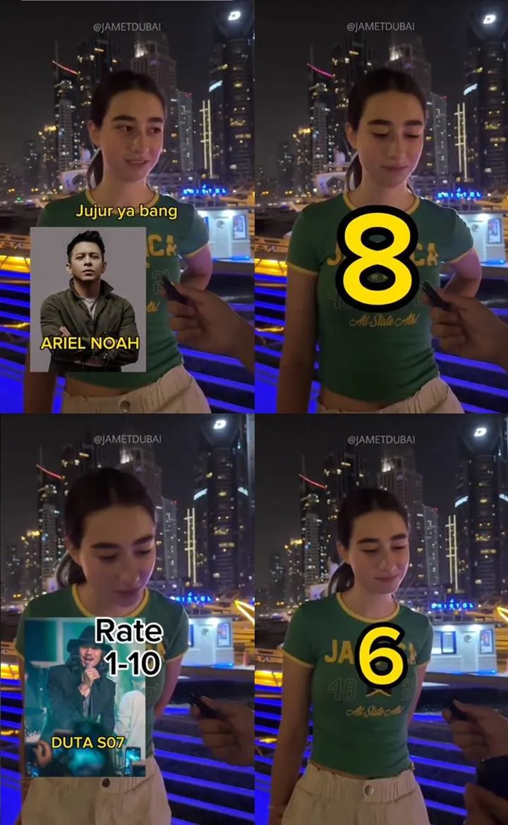 Wajah Ariel NOAH dan Duta Sheila On 7 di-Rate Cewek Bule, Hasilnya Bikin Gak Terima