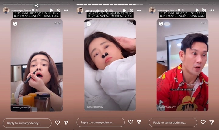 Denny Sumargo Langsung Nyebut Usai Lihat Makeup Aneh Istri