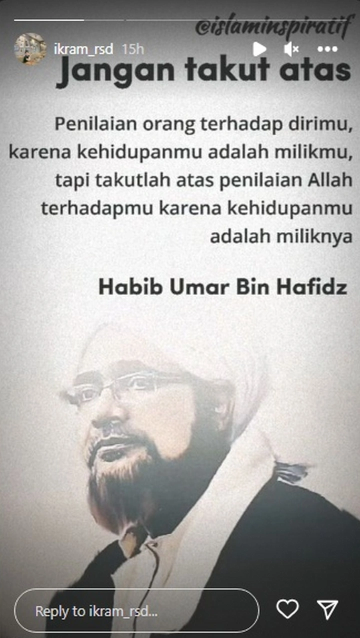 Kutipan Bijak Unggahan Ikram Rosadi