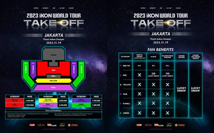 Harga Tiket Konser iKON \'TAKE OFF\' di Jakarta Diumumkan, Banyak yang Ngeluh Mahal