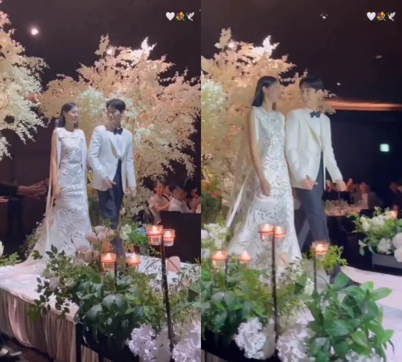 Yoon Park gandeng istri di altar