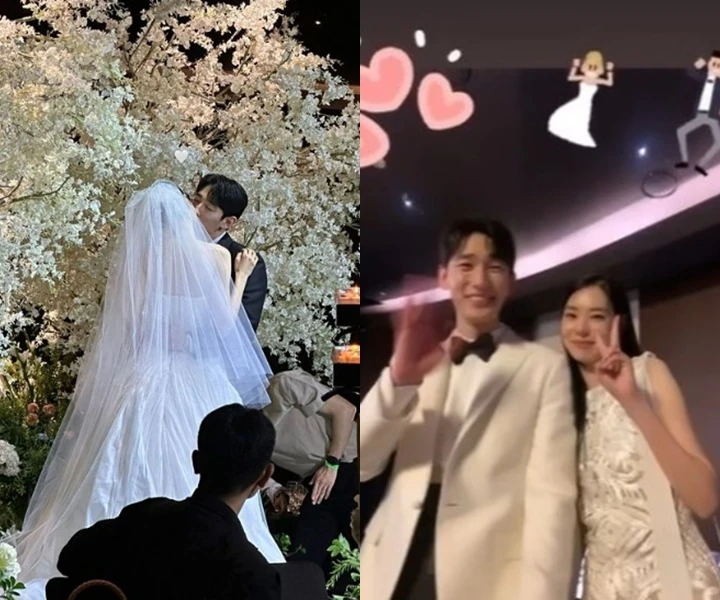 Ciuman Pernikahan Yoon Park & Kim Su Bin Disambut Heboh Media Korea