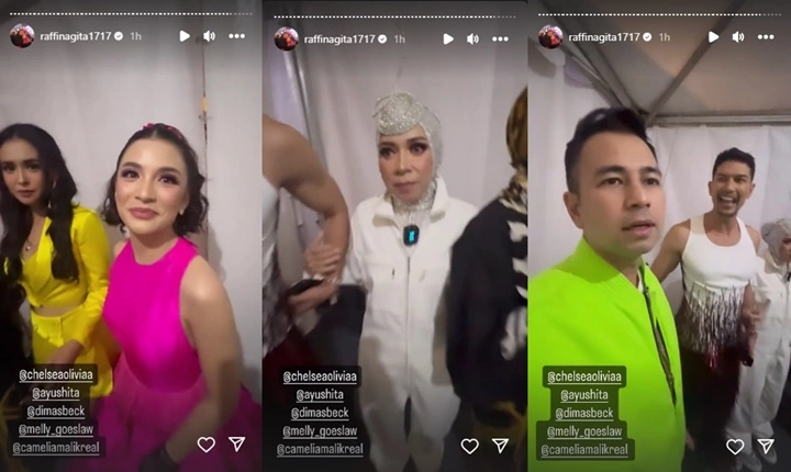 BBB Reuni di Synchronize Fest Tanpa Bella, Gaya Dimas Beck Pakai Singlet Bikin Menjerit