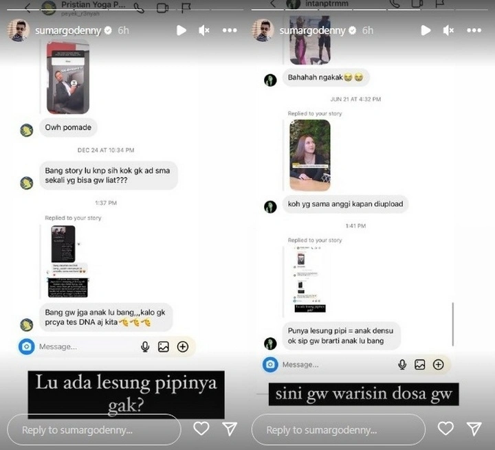 Denny Sumargo Digoda Netizen Soal Tes DNA