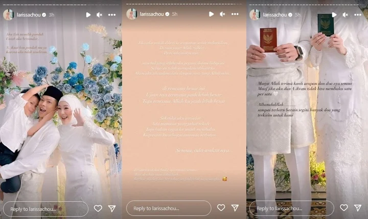 Curhat Larissa Chou Pasca Menikah