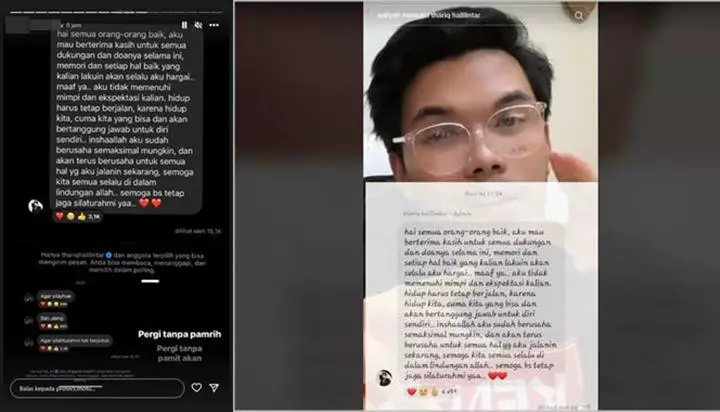 Beredar Pesan Mendalam Diduga Thariq Halilintar Minta Maaf Tak Penuhi Ekspektasi