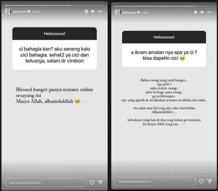 Nikah dengan Mahar Gak Kaleng-kaleng, Amalan Ikram Rosadi yang Buat Larissa Chou Jatuh Hati Terkuak