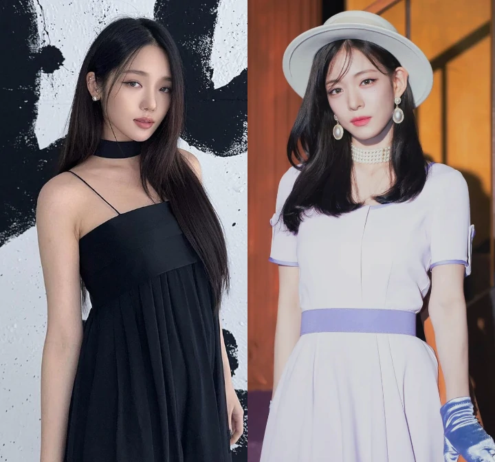 Jisun dan Lee Chaeyoung fromis_9 