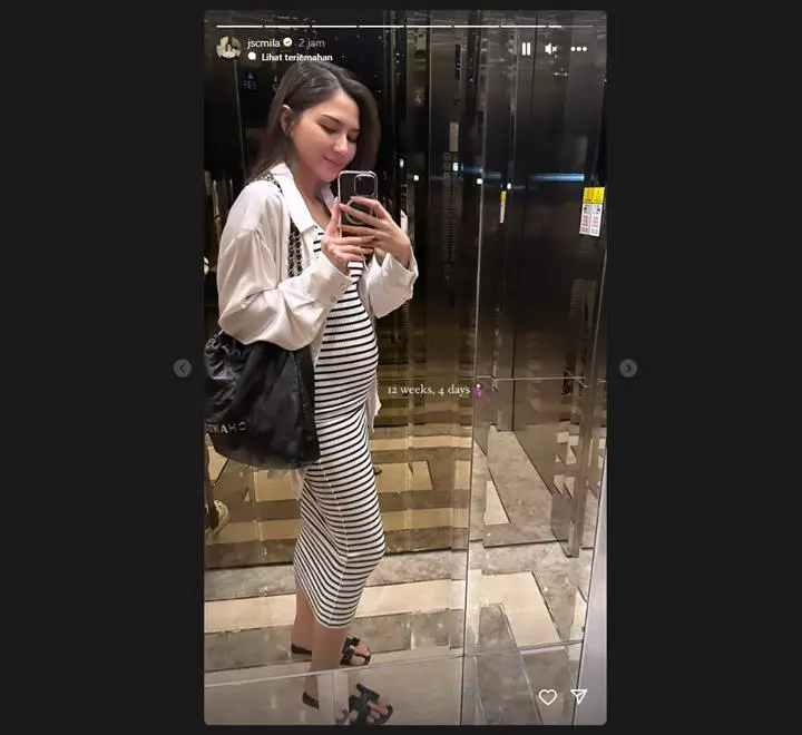 Gemasnya Momen Jessica Mila Perdana Pamer Baby Bump, Usia Kehamilan Terungkap