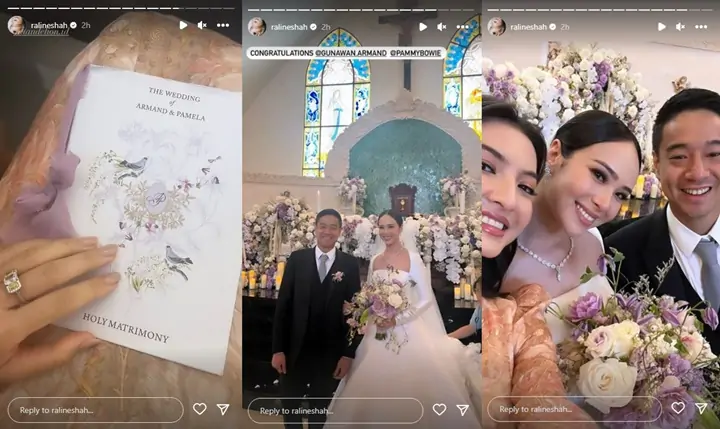 Pamela Bowie Diam-diam Menikah, Momen First Kiss Bikin Meleleh