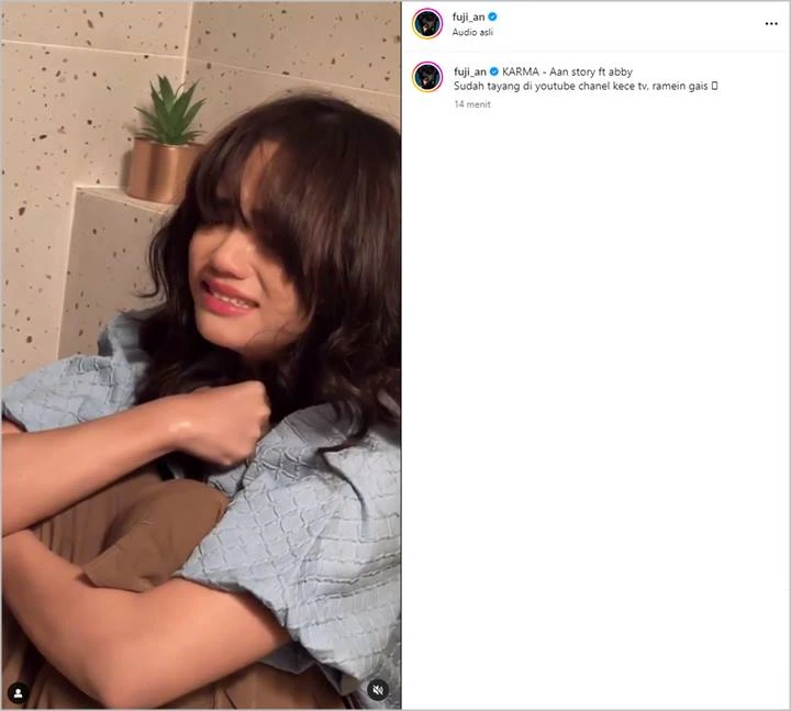 Fuji An Umbar Video Nangis Saat Ungkap Fakta di Balik Postingannya Soal Karma