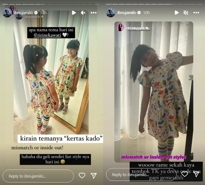 Momen Kedekatan Ibnu Jamil dan Anak Sambung