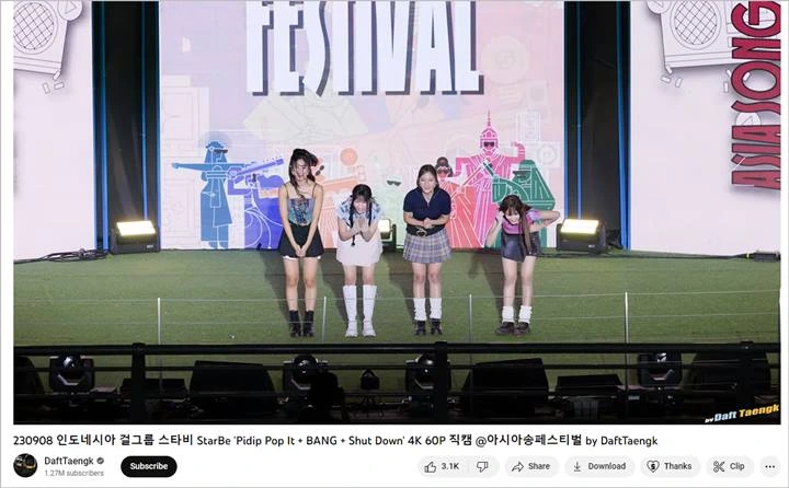 Aksi Panggung StarBe di ‘Asian Song Festival 2023’ Memukau!