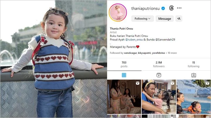 Thania Putri Onsu