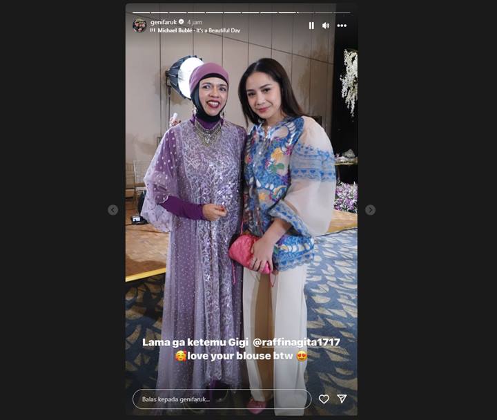 Ketemu Nagita Slavina, Geni Faruk Ibu Atta Halilintar Beri Komentar Soal Outfit