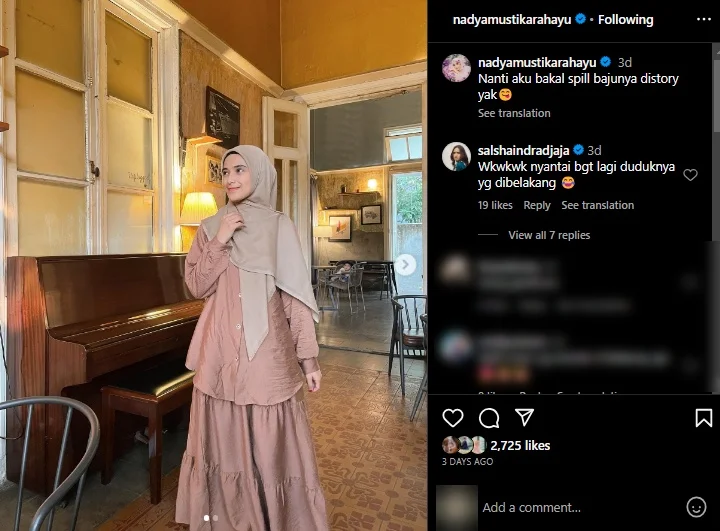 Nadya Mustika Pamer POtret Terbaru, Penampakan Lelaki Tampan Jadi Sorotan