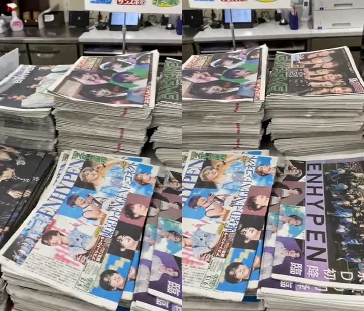 Buat Sejarah, ENHYPEN Penuhi Koran Lokal Jelang Perdana Tampil di Tokyo Dome
