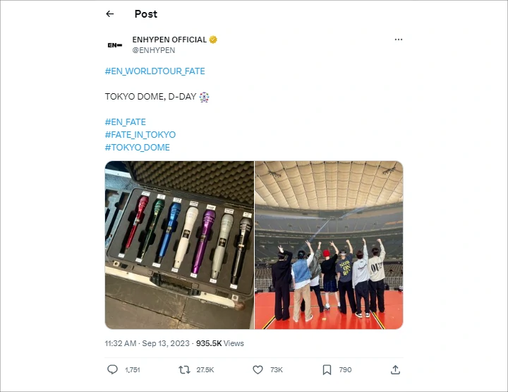 Buat Sejarah, ENHYPEN Penuhi Koran Lokal Jelang Perdana Tampil di Tokyo Dome