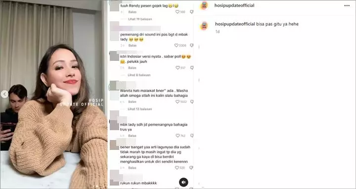 Lady Nayoan Disebut Pemenang Tren Idgitaf, Rendy Kjaernett di Background Bikin Salfok