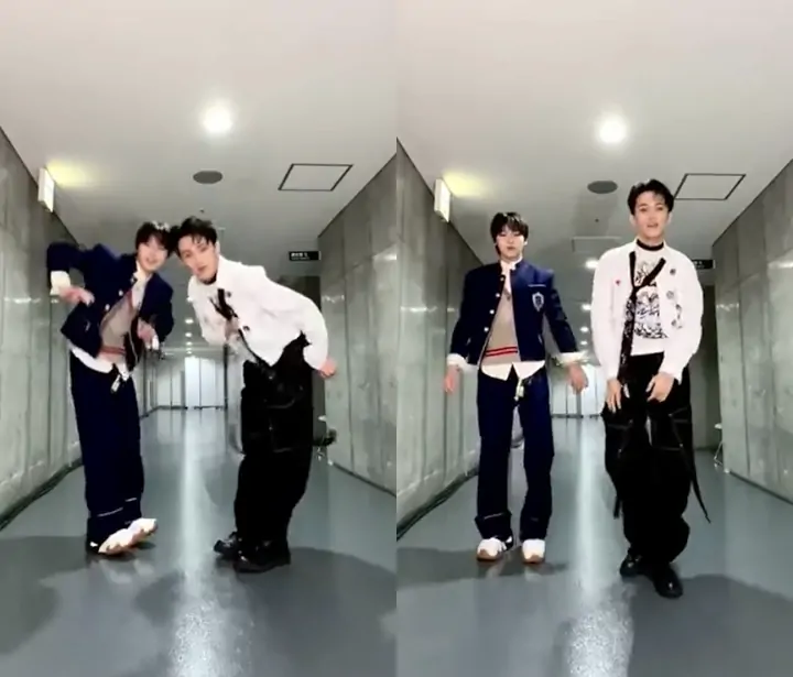 Interaksi Pertama, Mark Lee NCT Lakukan Challenge \'Baggy Jeans\' Bareng Riku Bikin Heboh Fans