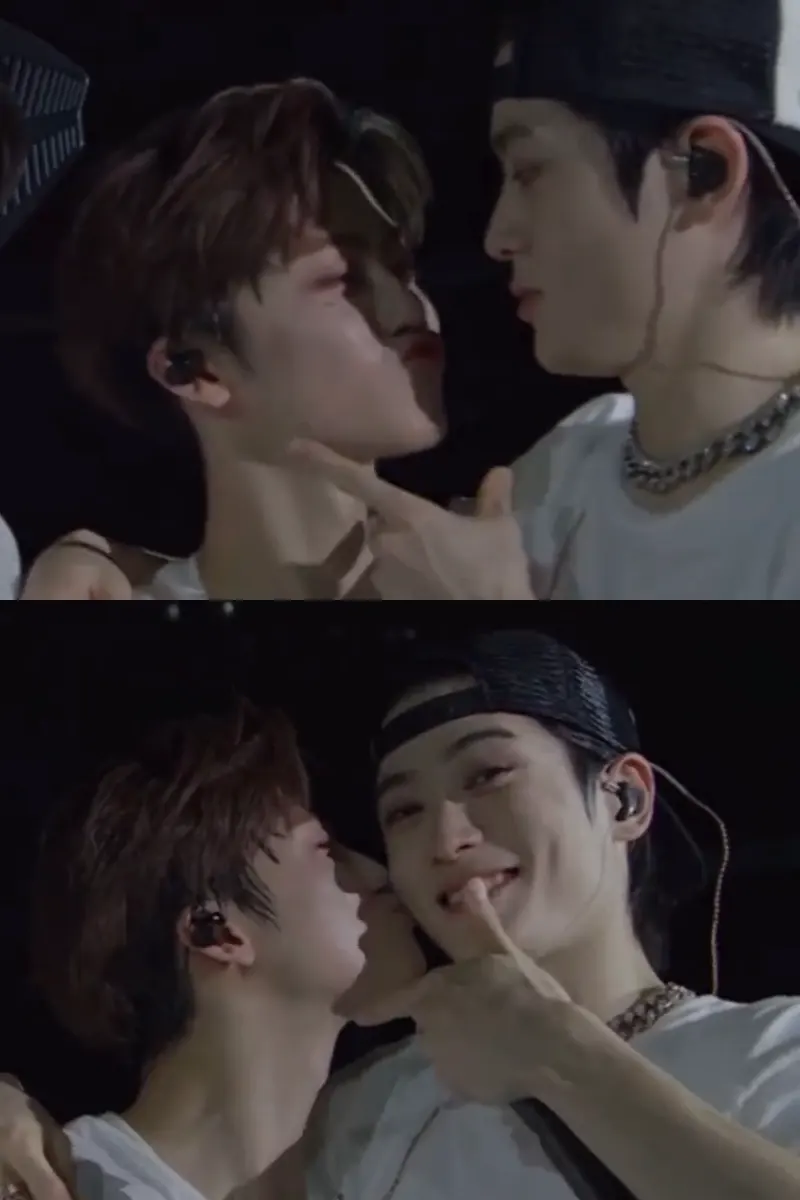 Jaemin cium Jaehyun di konser NCT NATION