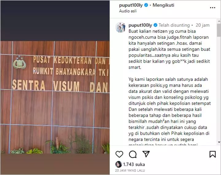 Puput Eks Ibu Tiri Mayang Dikira Sudah Damai dengan Doddy Sudrajat Pakai Uang, Faktanya Nyesek