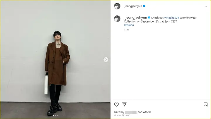 Jaehyun NCT menutup kolom komentar di promosi bersama dengan Prada