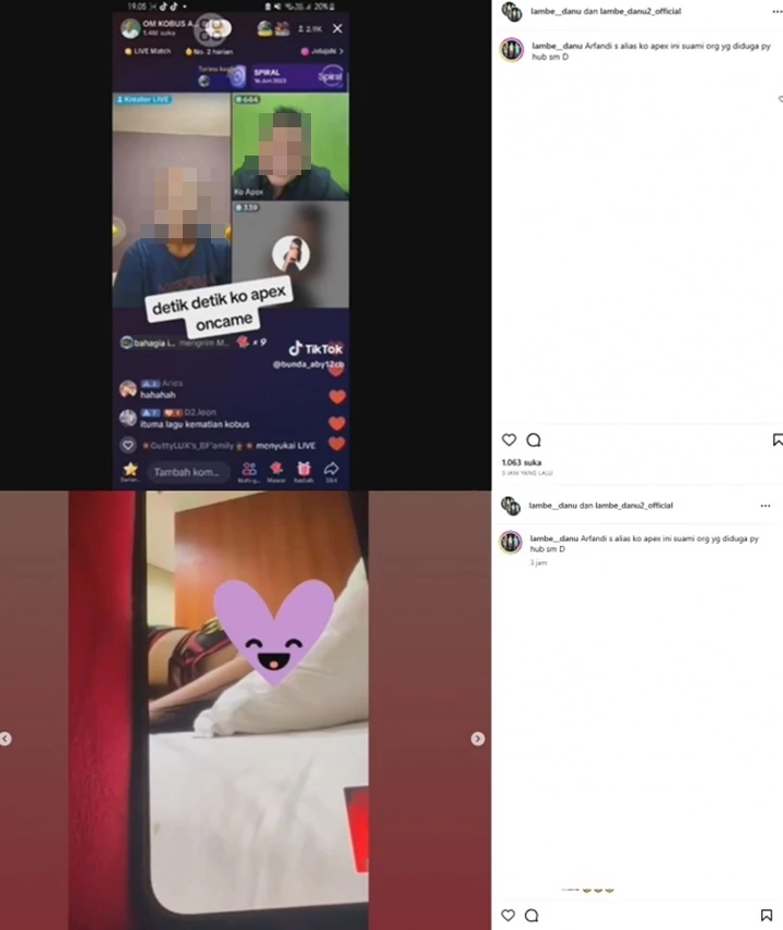 Geger Dinar Candy Diduga Lepas Dalaman Saat Video Call dengan Suami Orang