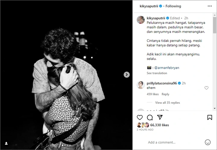 Reza Rahadian Peluk Kiky Saputri Erat, Prilly Latuconsina Nimbrung Auto Curi Fokus