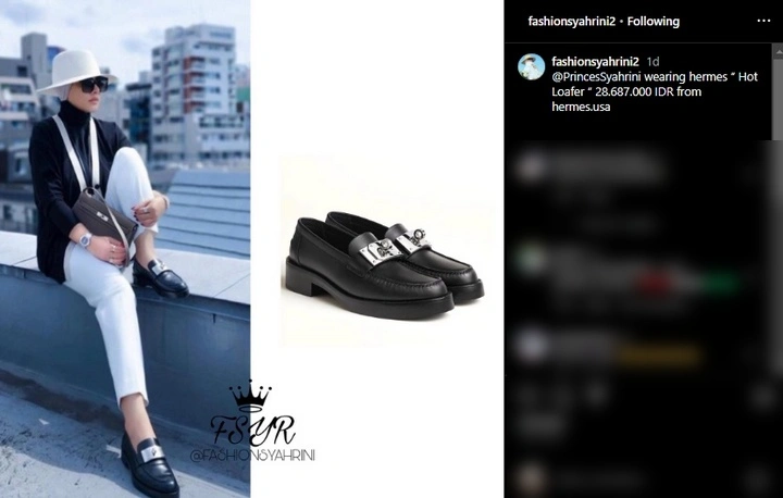 Syahrini Pakai Sepatu Hermes Mahal