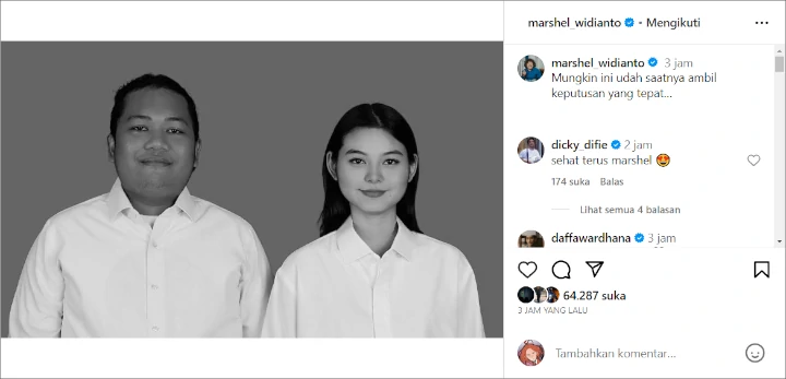 Marshel Widianto Bak Isyaratkan Perceraian, Cesen Justru Asyik Pamer Liburan di Turki