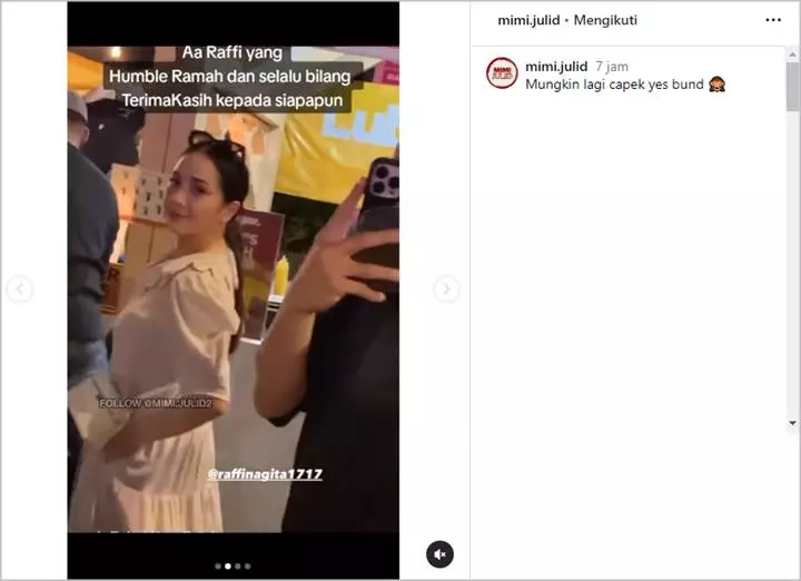 Nagita Slavina Mendadak Dibandingkan dengan Raffi Ahmad Imbas Video Saat Disapa Penggemar