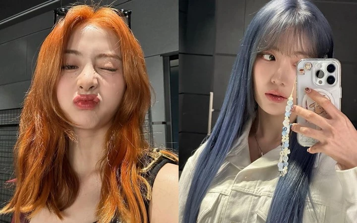 Sakura Miyawaki & Huh Yunjin LE SSERAFIM Debutkan Warna Rambut Baru, Mirip Tokoh Animasi