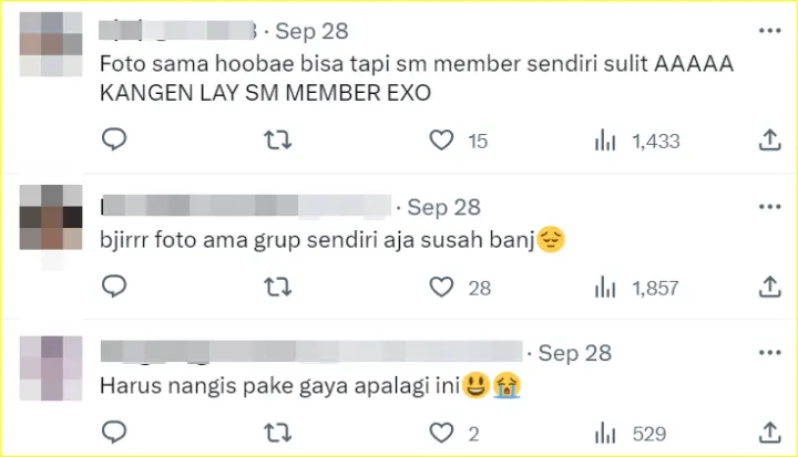 komentar soal foto Lay Zhang EXO bersama Kun dan Xiaojun WavV/NCT